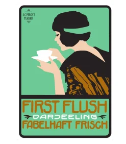 Darjeeling Poster Grön
